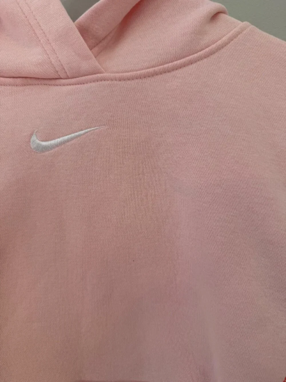 Nike Pink Colorblock Cropped Hoodie Women’s L